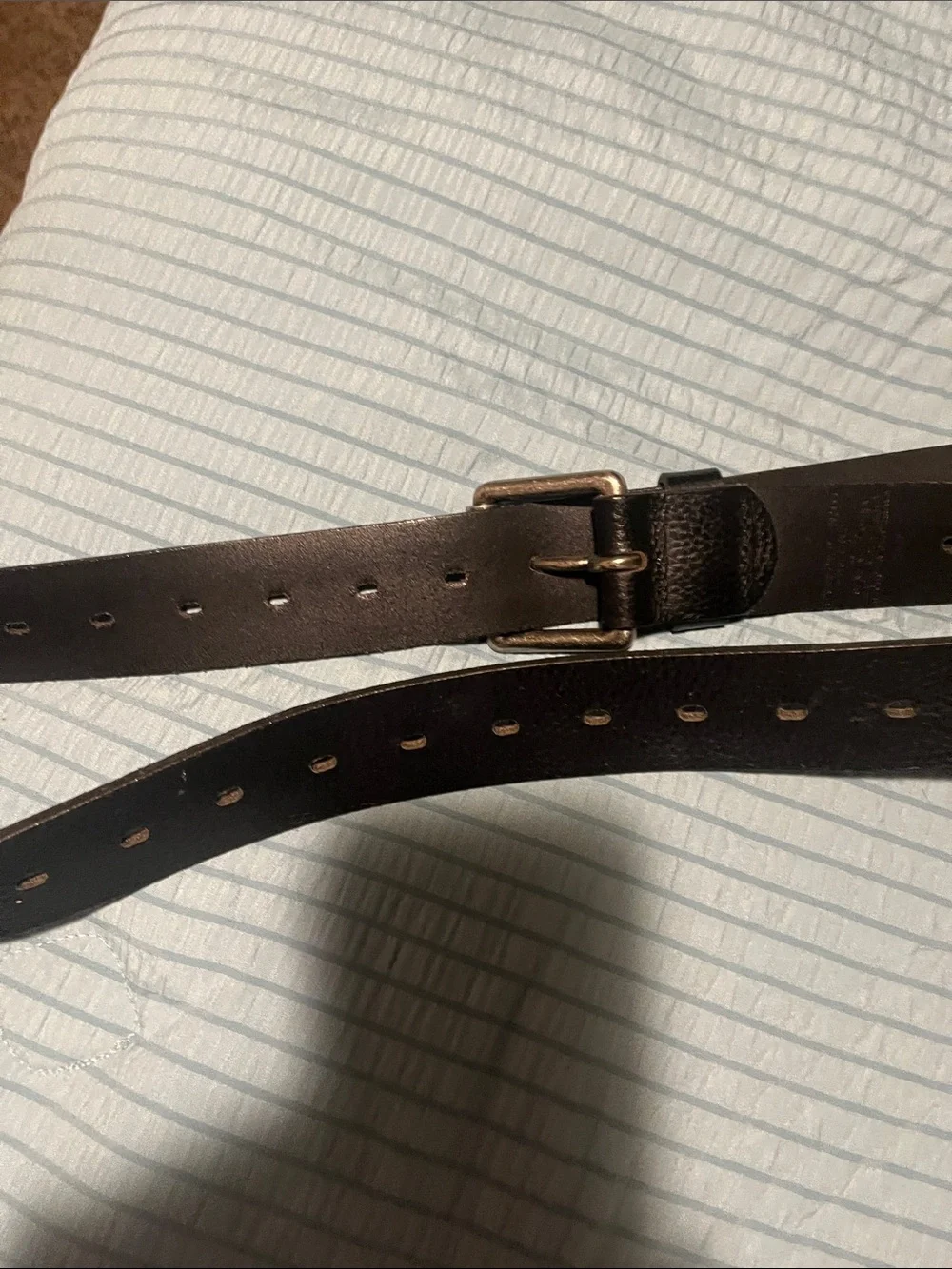 Dickies Men's Black Leather Belt - Classic Black Casual Belt